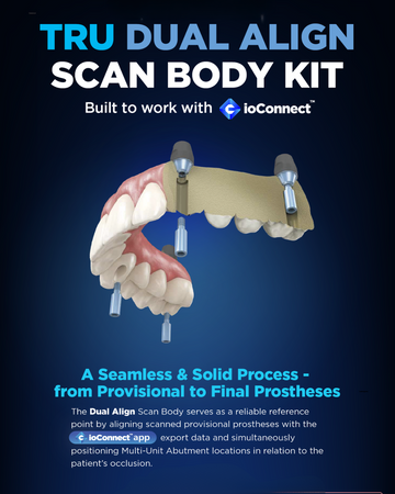 Tru Dual Align Scan Body Kit: Precision Alignment for Seamless Prosthetic Design - Dental Valution