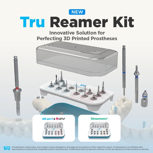 Tru Reamer Kit: Achieve Passive Fit and Precision for Temporary Prostheses - Dental Valution - Sydney Dental Lab