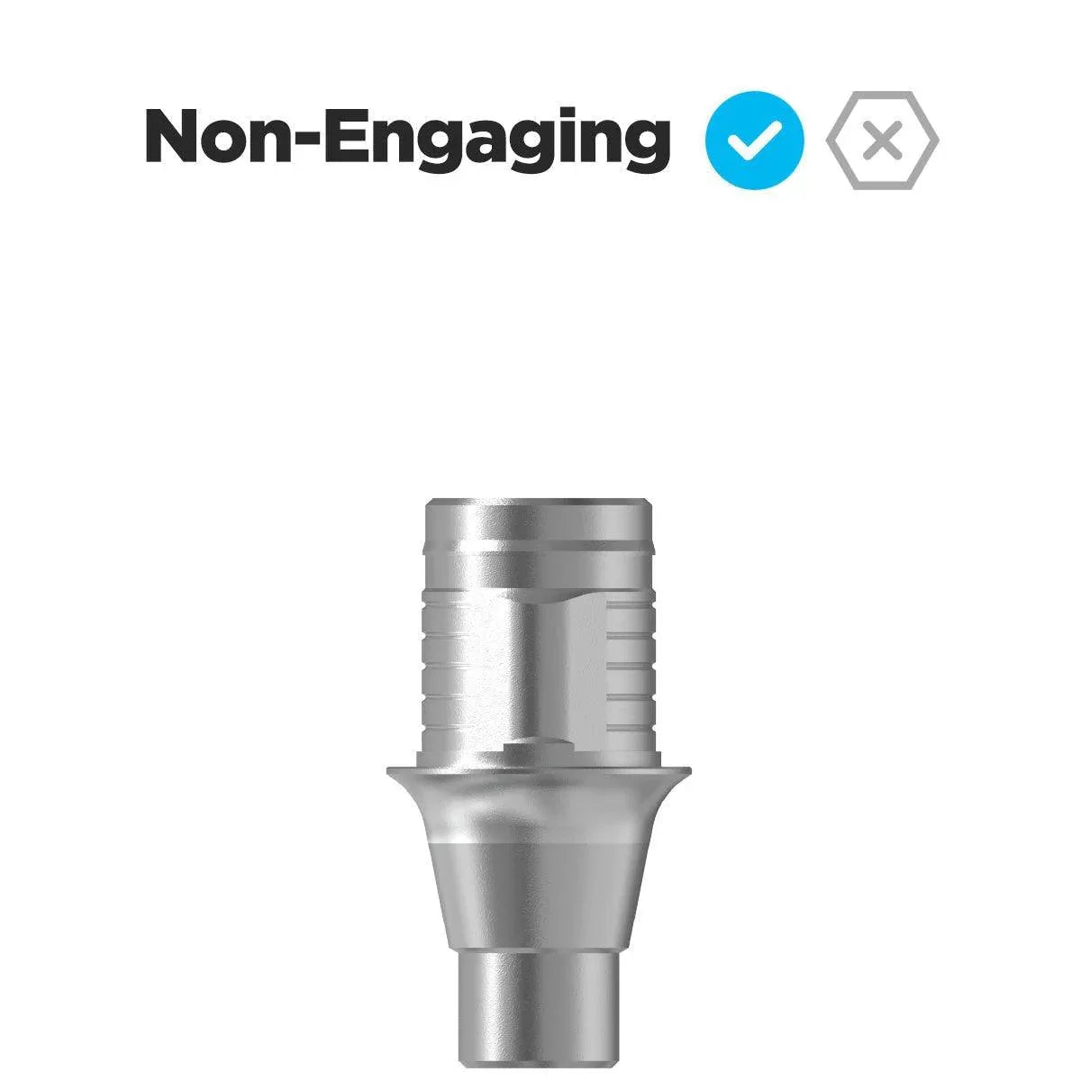 TruBase GH1 H3.5 Compatible with Astra Tech OsseoSpeed EV 3.6 - Non-Engaging - Dental Valution - Sydney Dental Lab