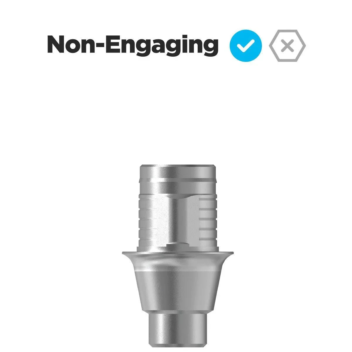 TruBase GH1 H3.5 Compatible with Astra Tech OsseoSpeed EV 4.2 - Non-Engaging - Dental Valution - Sydney Dental Lab