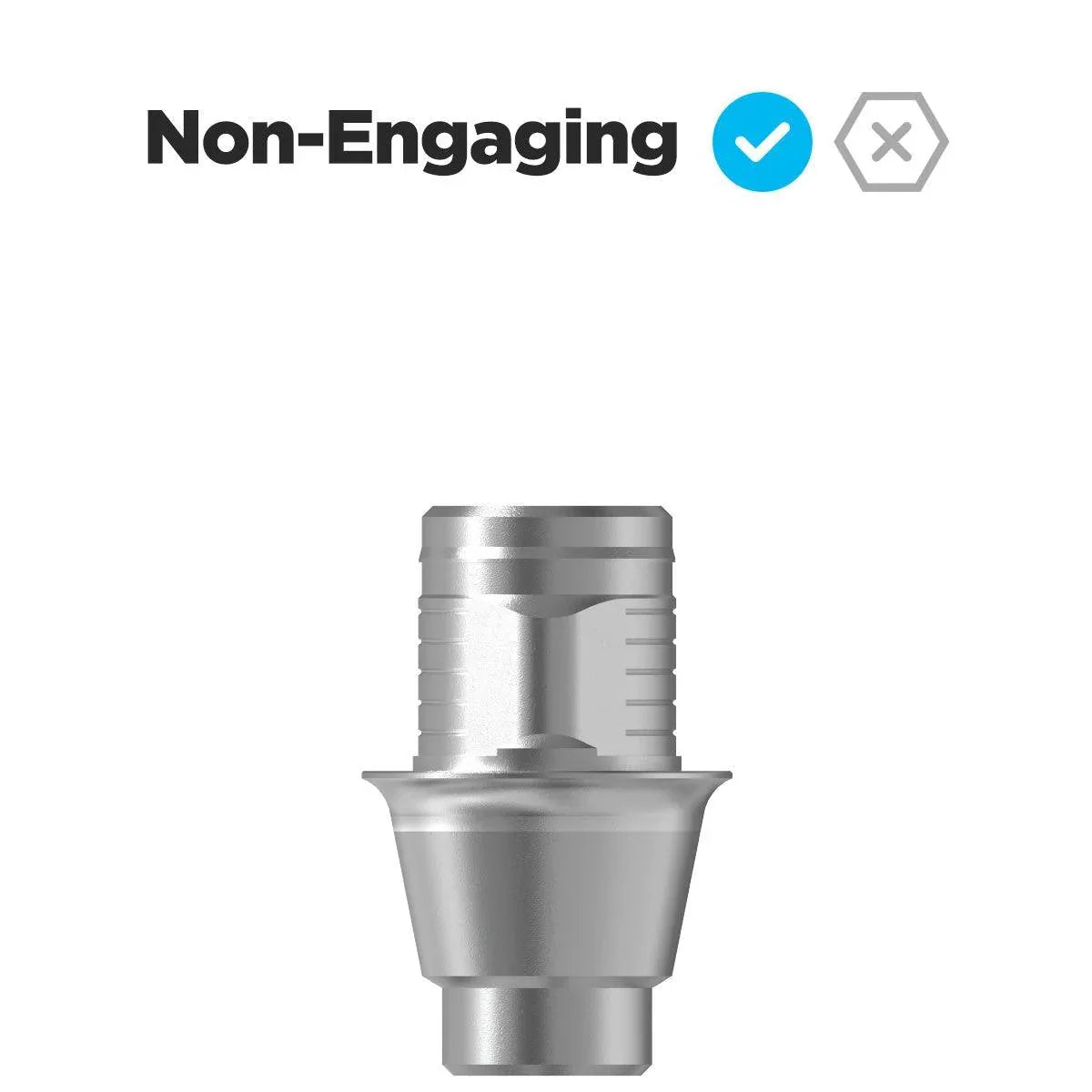 TruBase GH1 H3.5 Compatible with Astra Tech OsseoSpeed EV 4.8 - Non-Engaging - Dental Valution - Sydney Dental Lab