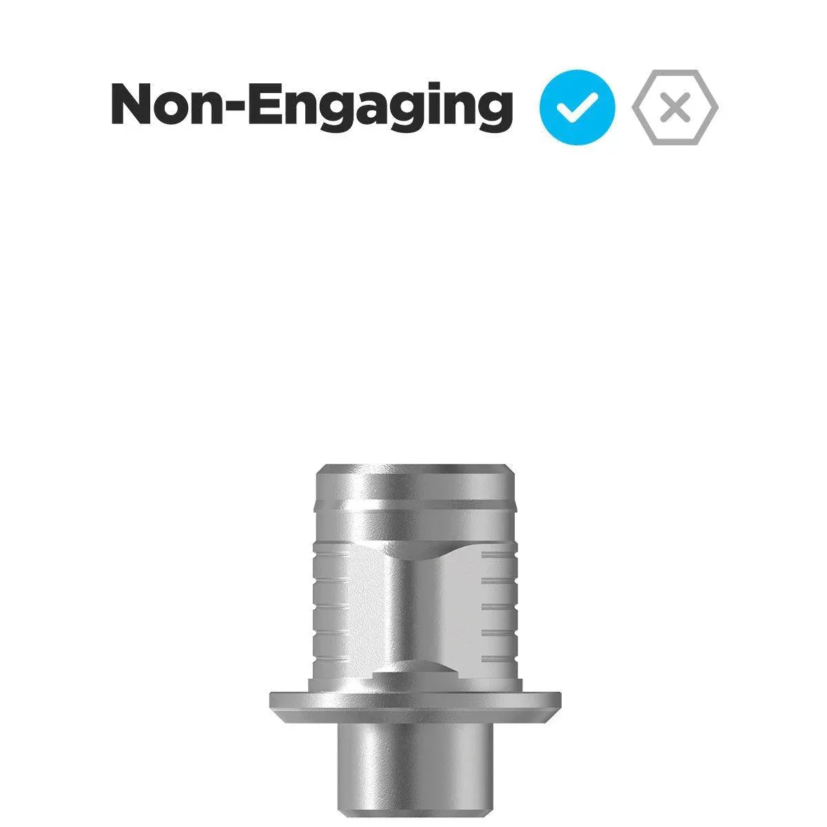 TruBase GH1 H3.5 Compatible with BioHorizons Internal 4.5 - Non-Engaging - Dental Valution - Sydney Dental Lab
