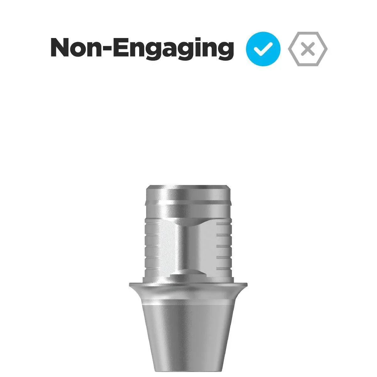 TruBase GH1 H3.5 Compatible with DIO UF (II) Submerged Regular - Non-Engaging - Dental Valution - Sydney Dental Lab