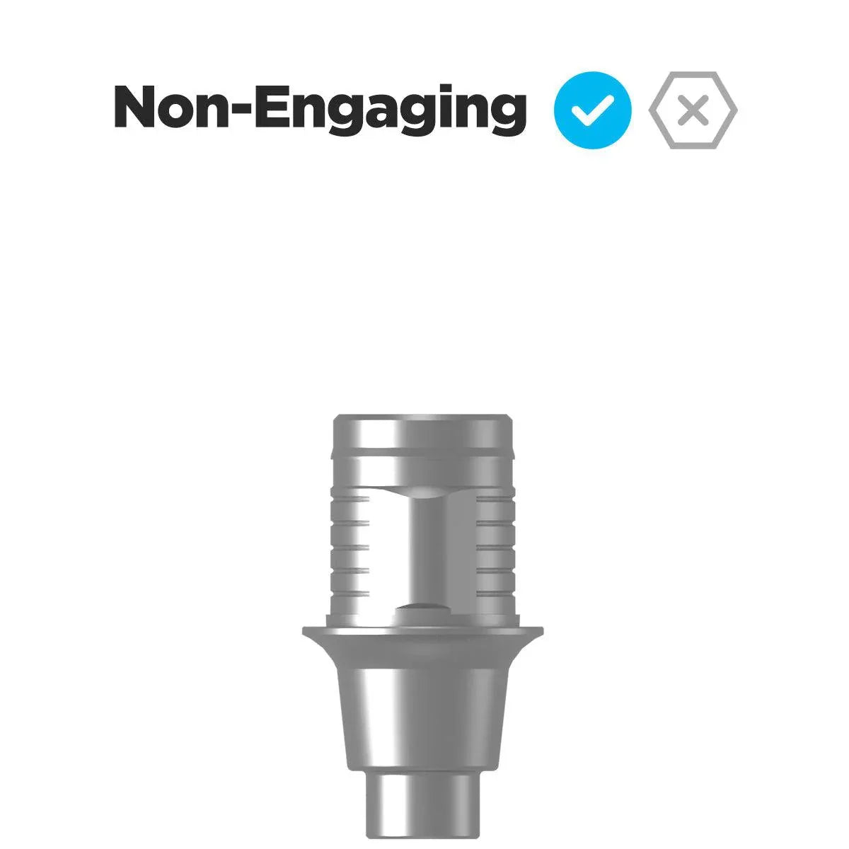 TruBase GH1 H3.5 Compatible with MIS C1 Narrow - Non-Engaging - Dental Valution - Sydney Dental Lab