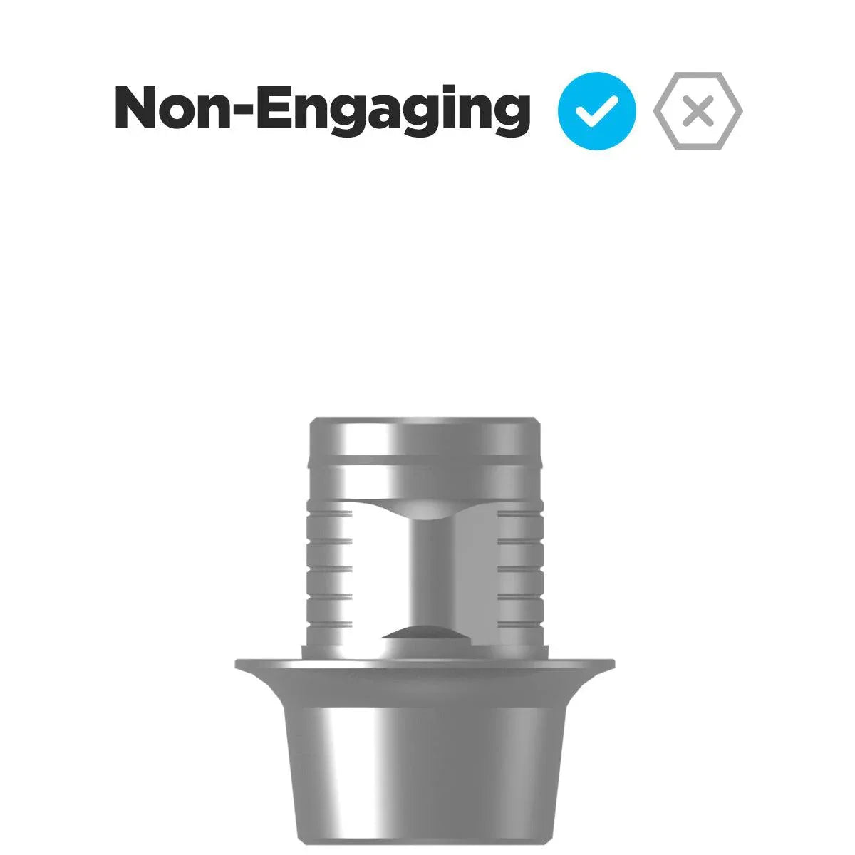 TruBase GH1 H3.5 Compatible with MIS C1 Wide - Non-Engaging - Dental Valution - Sydney Dental Lab