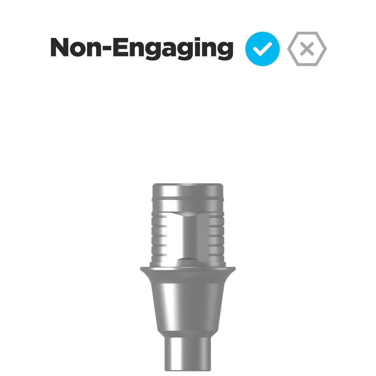 TruBase GH1 H3.5 Compatible with Neodent GM - Non-Engaging - Dental Valution - Sydney Dental Lab