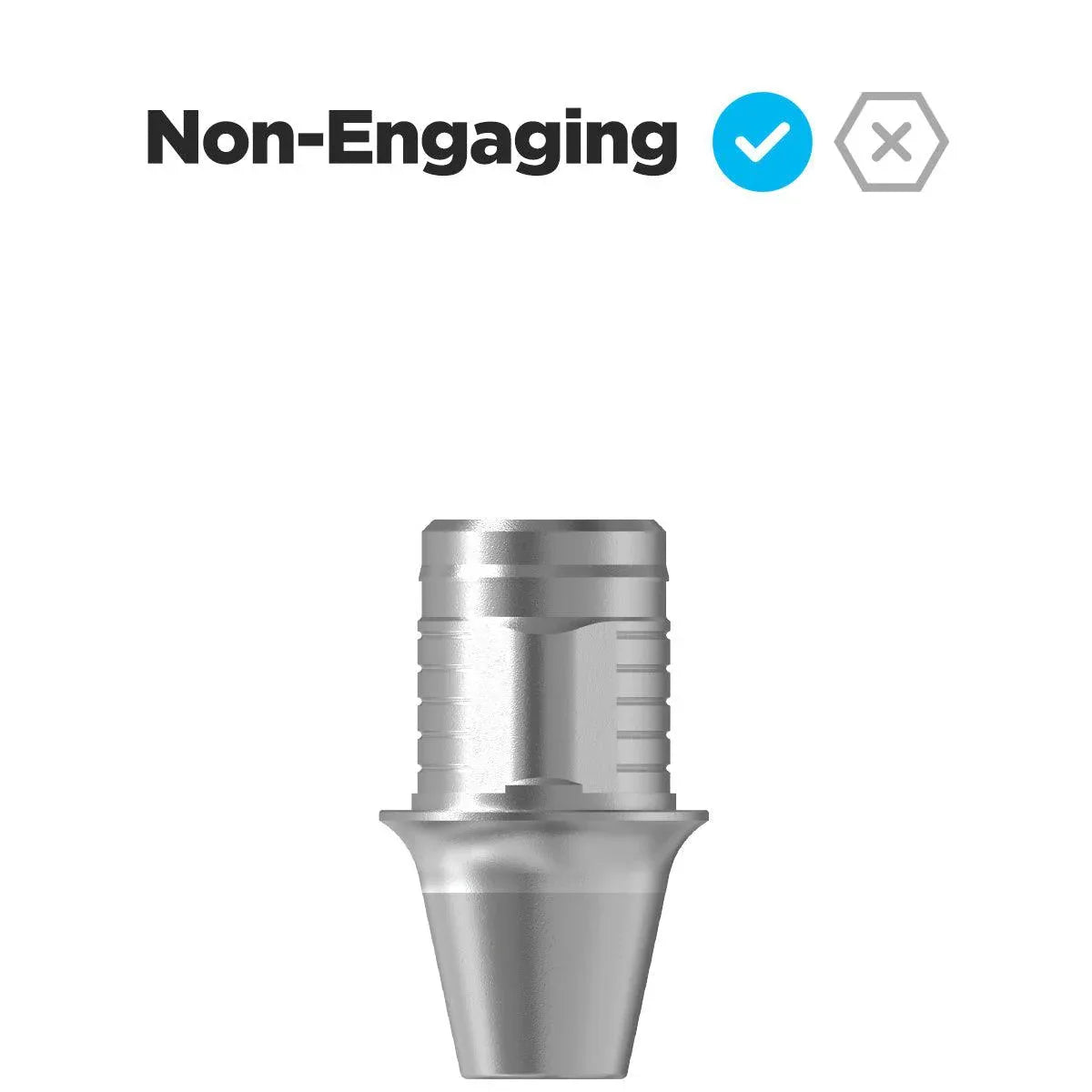 TruBase GH1 H3.5 Compatible with NobelActive NP - Non-Engaging - Dental Valution - Sydney Dental Lab