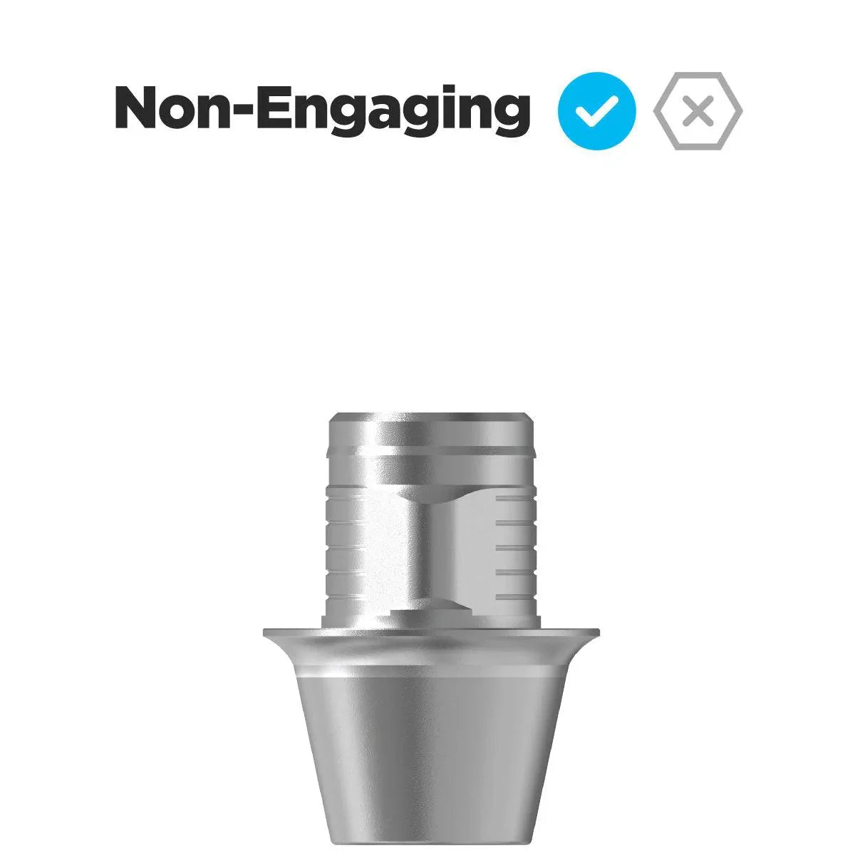 TruBase GH1 H3.5 Compatible with NobelActive WP - Non-Engaging - Dental Valution - Sydney Dental Lab