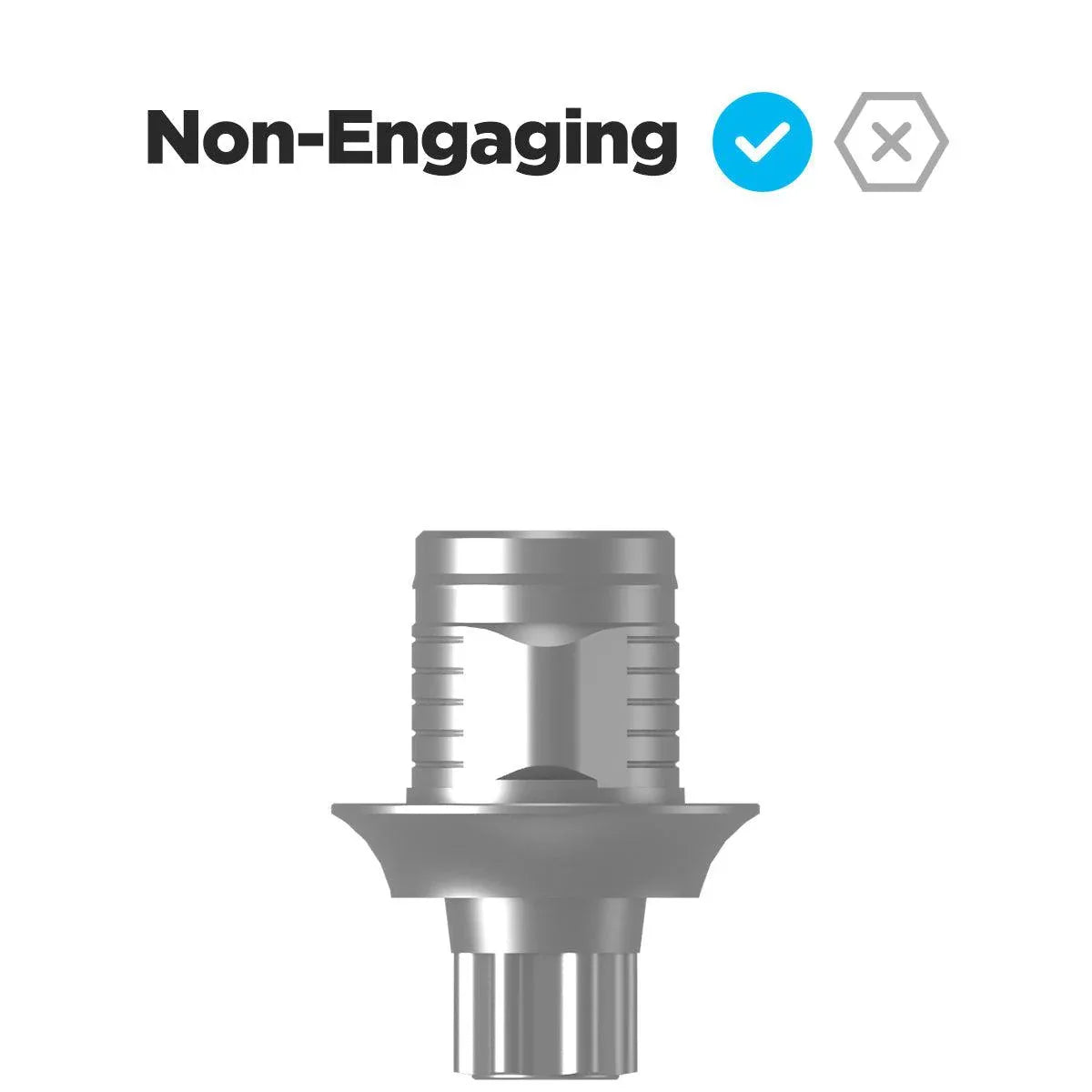 TruBase GH1 H3.5 Compatible with Straumann BLX WB - Non-Engaging - Dental Valution - Sydney Dental Lab