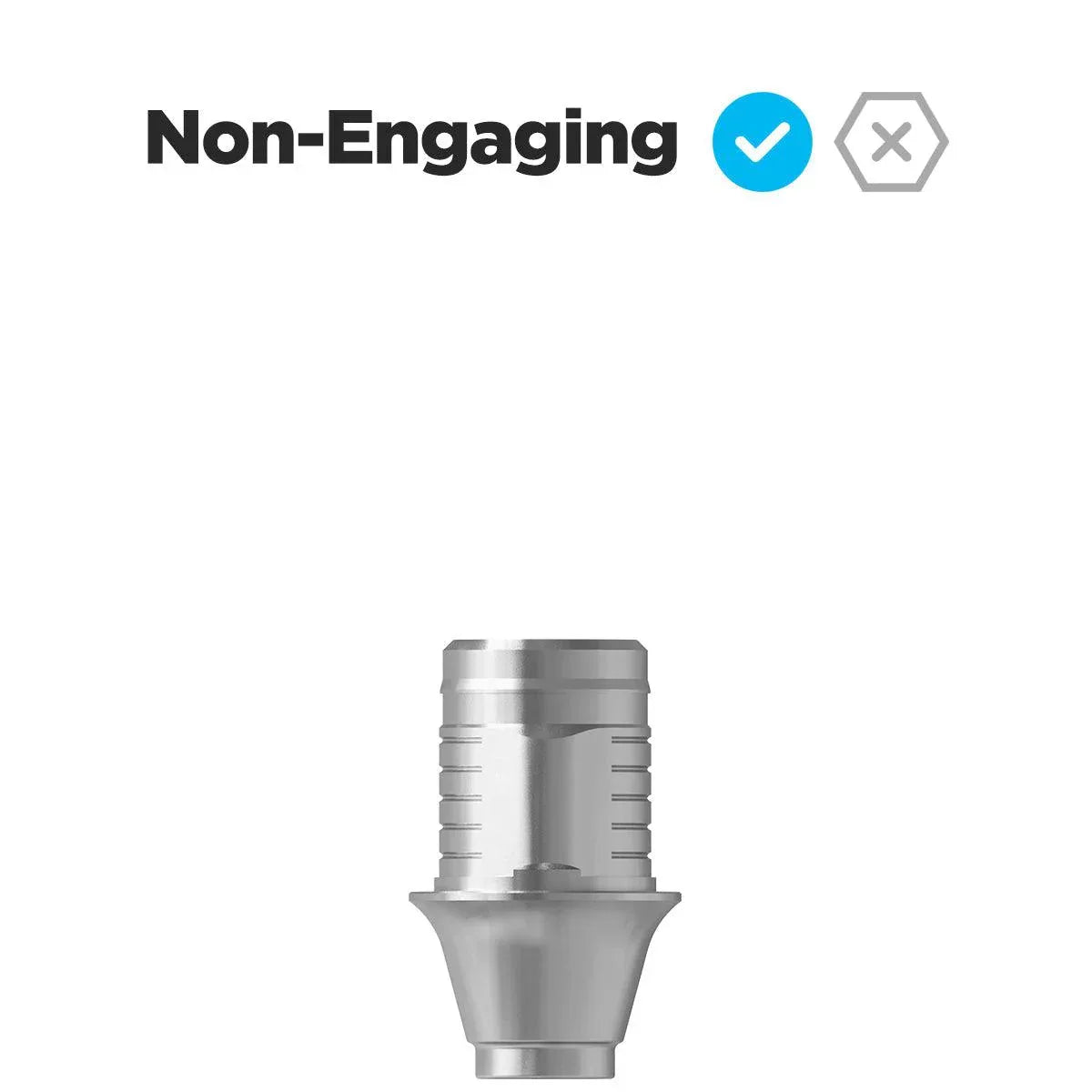 TruBase GH1 H3.5 Compatible with Straumann Bone Level NC - Non-Engaging - Dental Valution - Sydney Dental Lab