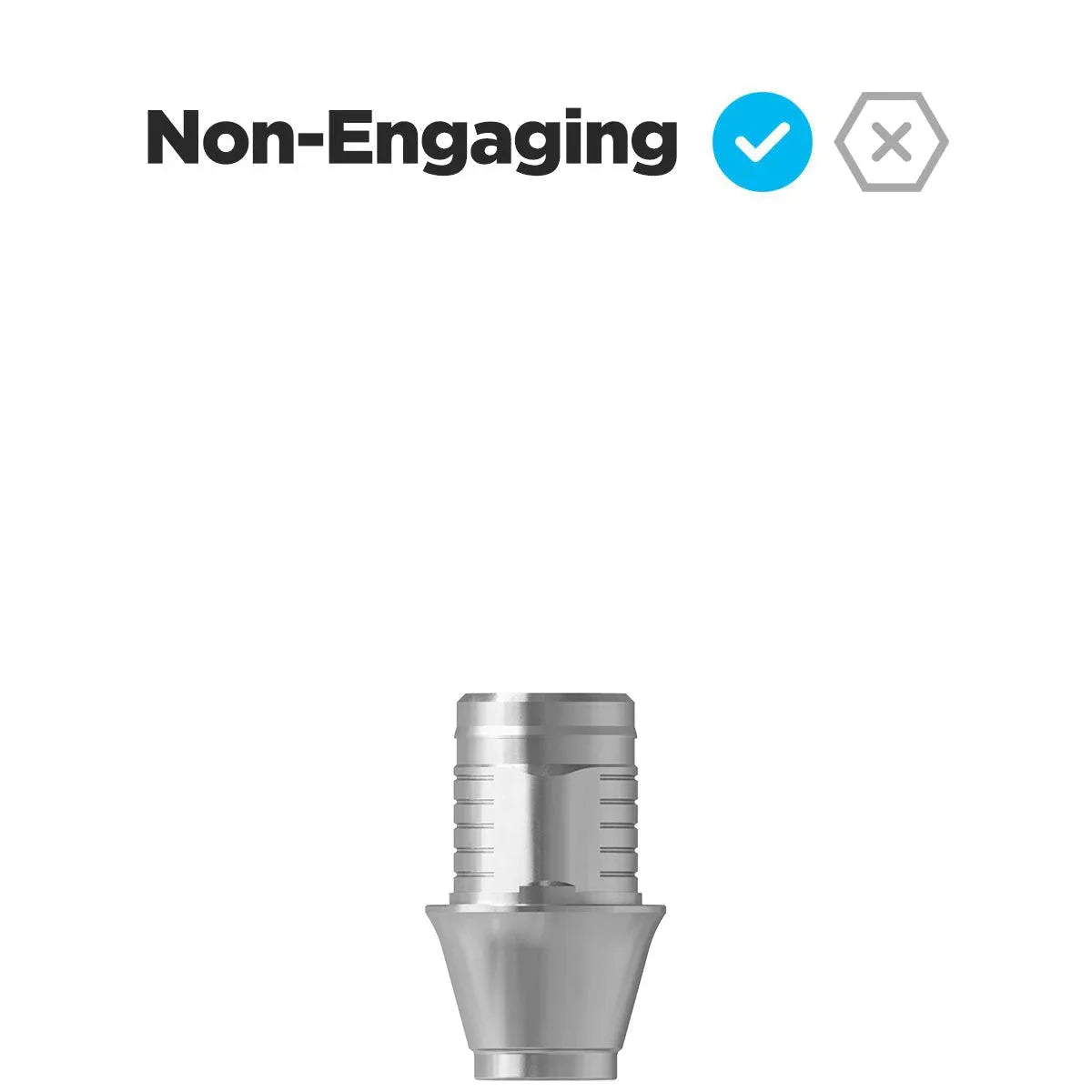 TruBase GH1 H3.5 Compatible with Straumann Bone Level RC - Non-Engaging - Dental Valution - Sydney Dental Lab