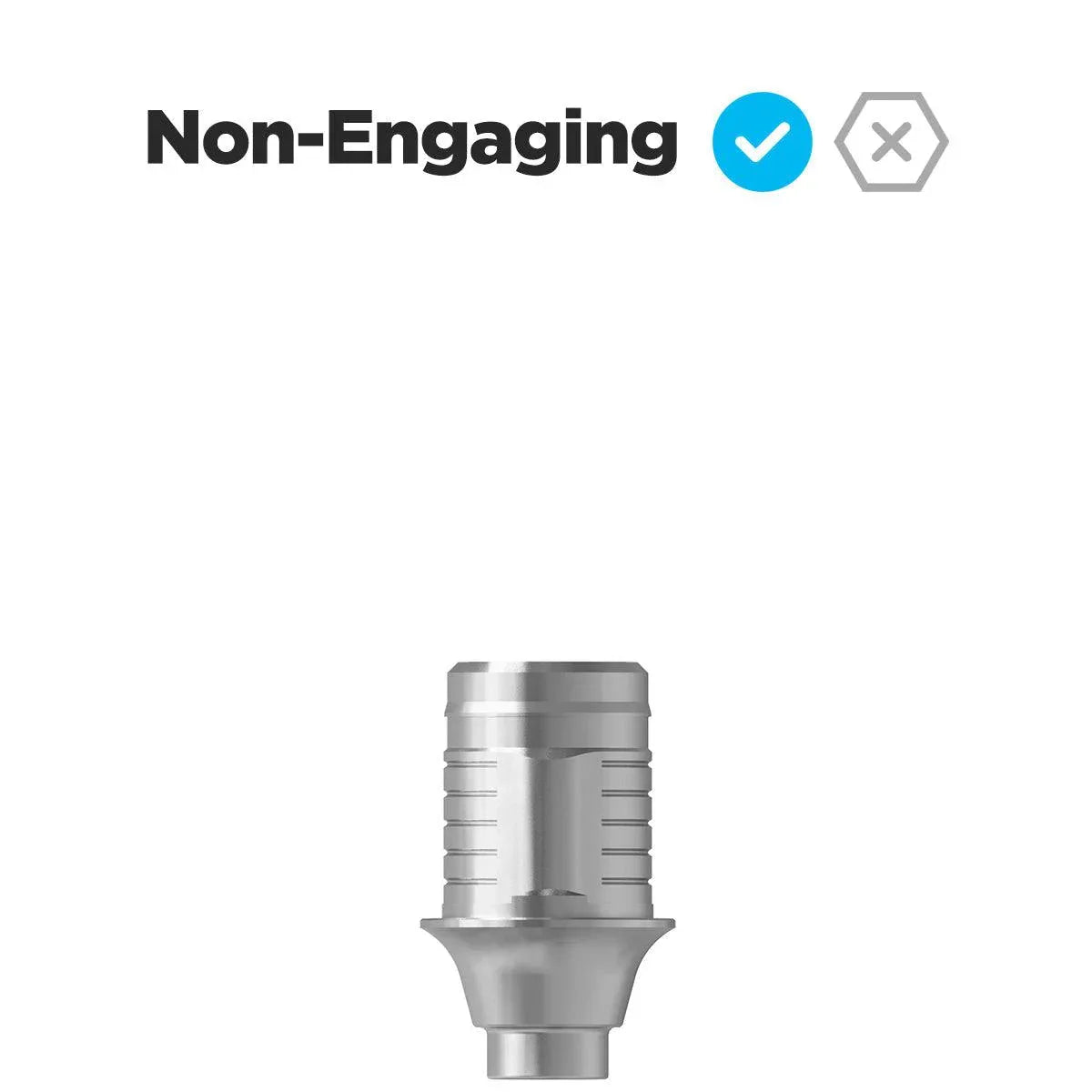 TruBase GH1 H3.5 Compatible with Straumann Bone Level SC - Non-Engaging - Dental Valution - Sydney Dental Lab