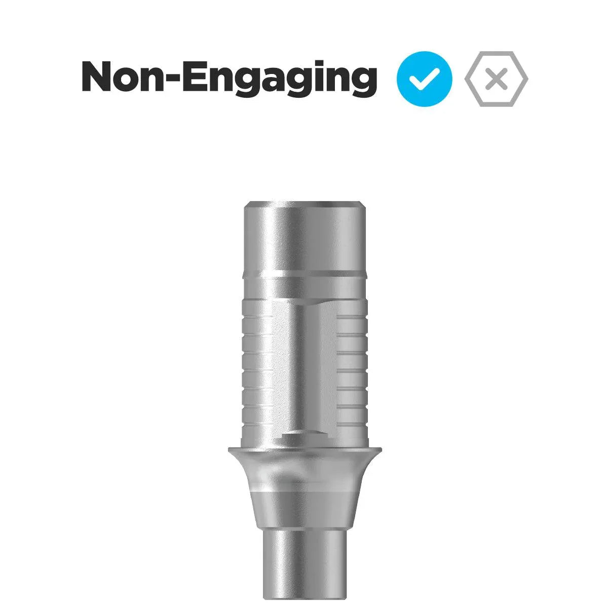 TruBase GH1 H5.5 Compatible with Astra Tech OsseoSpeed EV 3.0 - Non-Engaging - Dental Valution - Sydney Dental Lab