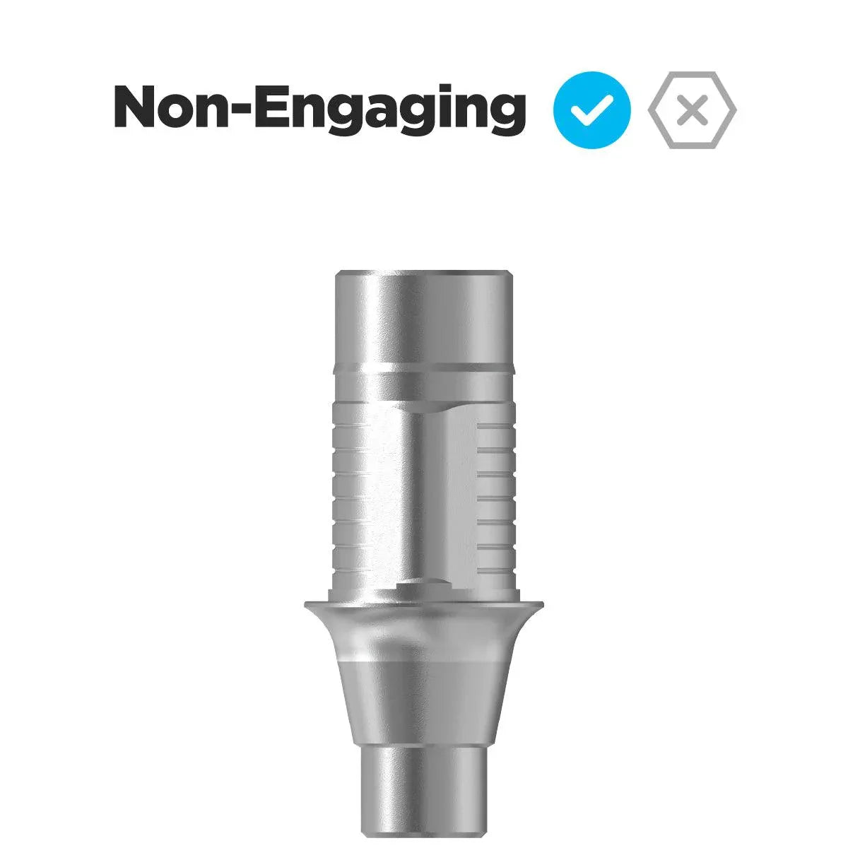 TruBase GH1 H5.5 Compatible with Astra Tech OsseoSpeed EV 3.6 - Non-Engaging - Dental Valution - Sydney Dental Lab