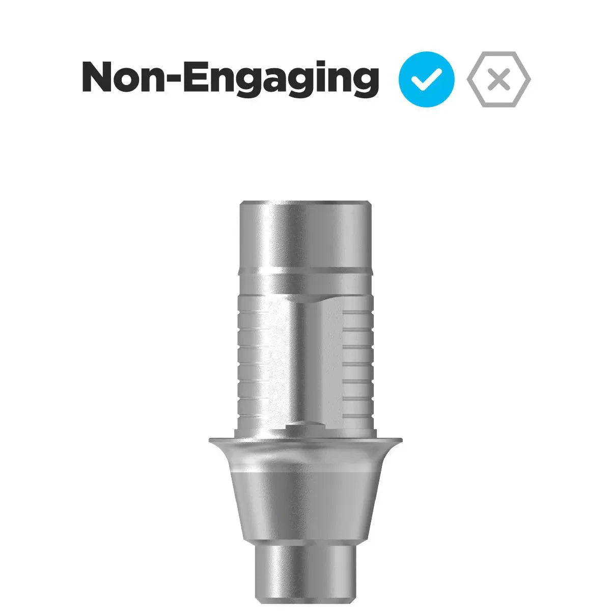 TruBase GH1 H5.5 Compatible with Astra Tech OsseoSpeed EV 4.2 - Non-Engaging - Dental Valution - Sydney Dental Lab