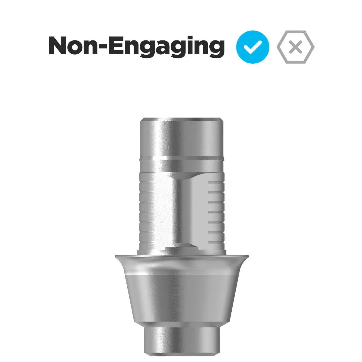 TruBase GH1 H5.5 Compatible with Astra Tech OsseoSpeed EV 5.4 - Non-Engaging - Dental Valution - Sydney Dental Lab