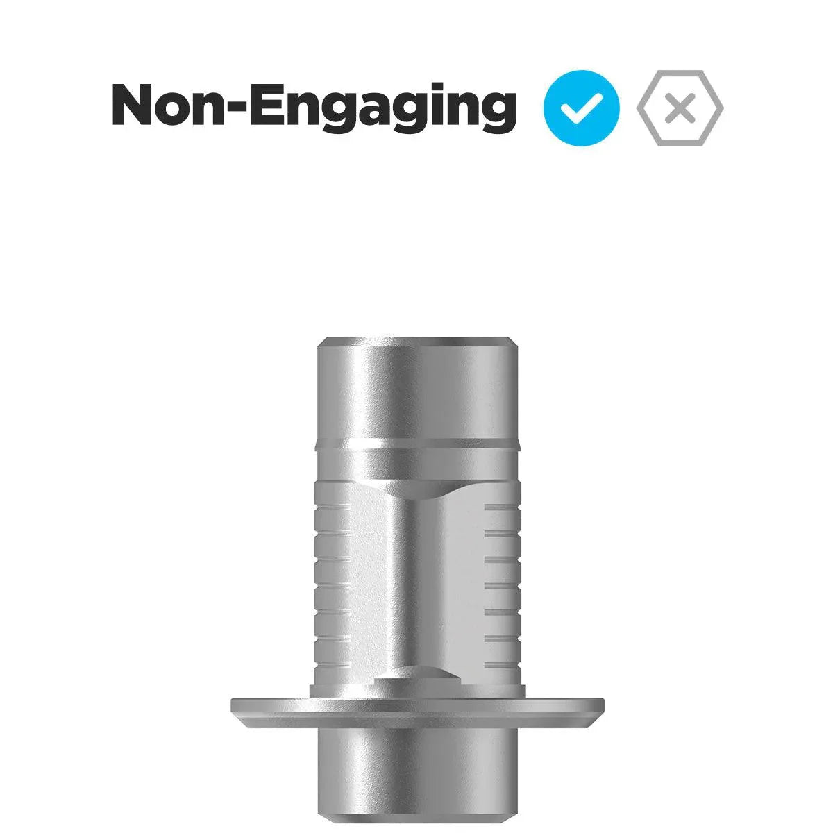 TruBase GH1 H5.5 Compatible with BioHorizons Internal 5.7 - Non-Engaging - Dental Valution - Sydney Dental Lab