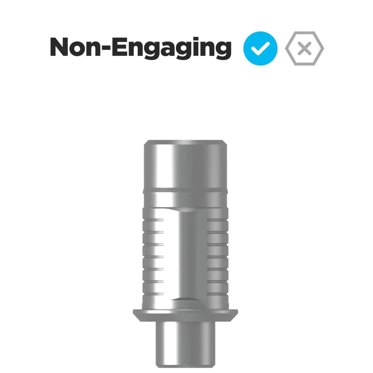 TruBase GH1 H5.5 Compatible with Implant Direct Legacy 3.0 - Non-Engaging - Dental Valution - Sydney Dental Lab