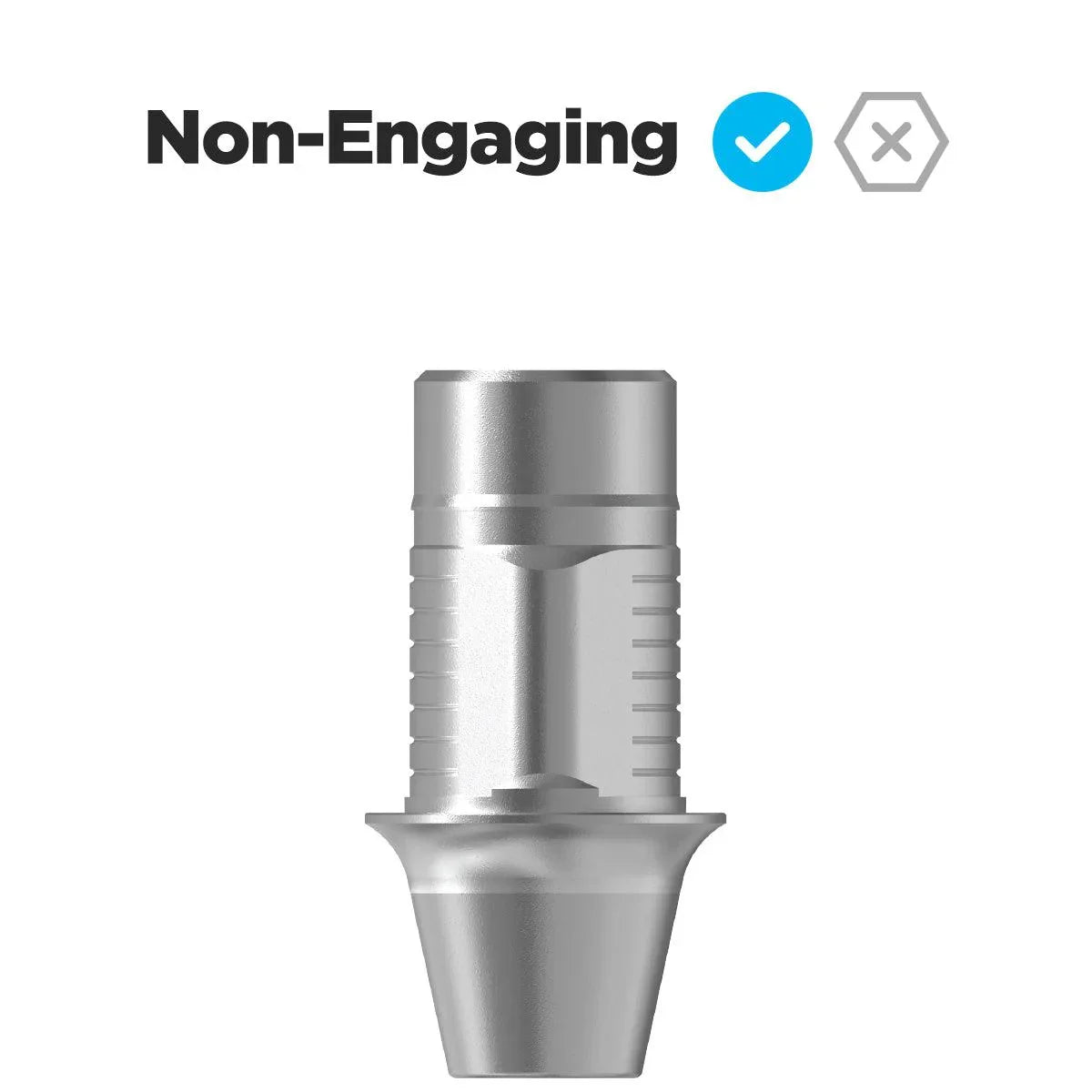 TruBase GH1 H5.5 Compatible with NobelActive RP - Non-Engaging - Dental Valution - Sydney Dental Lab
