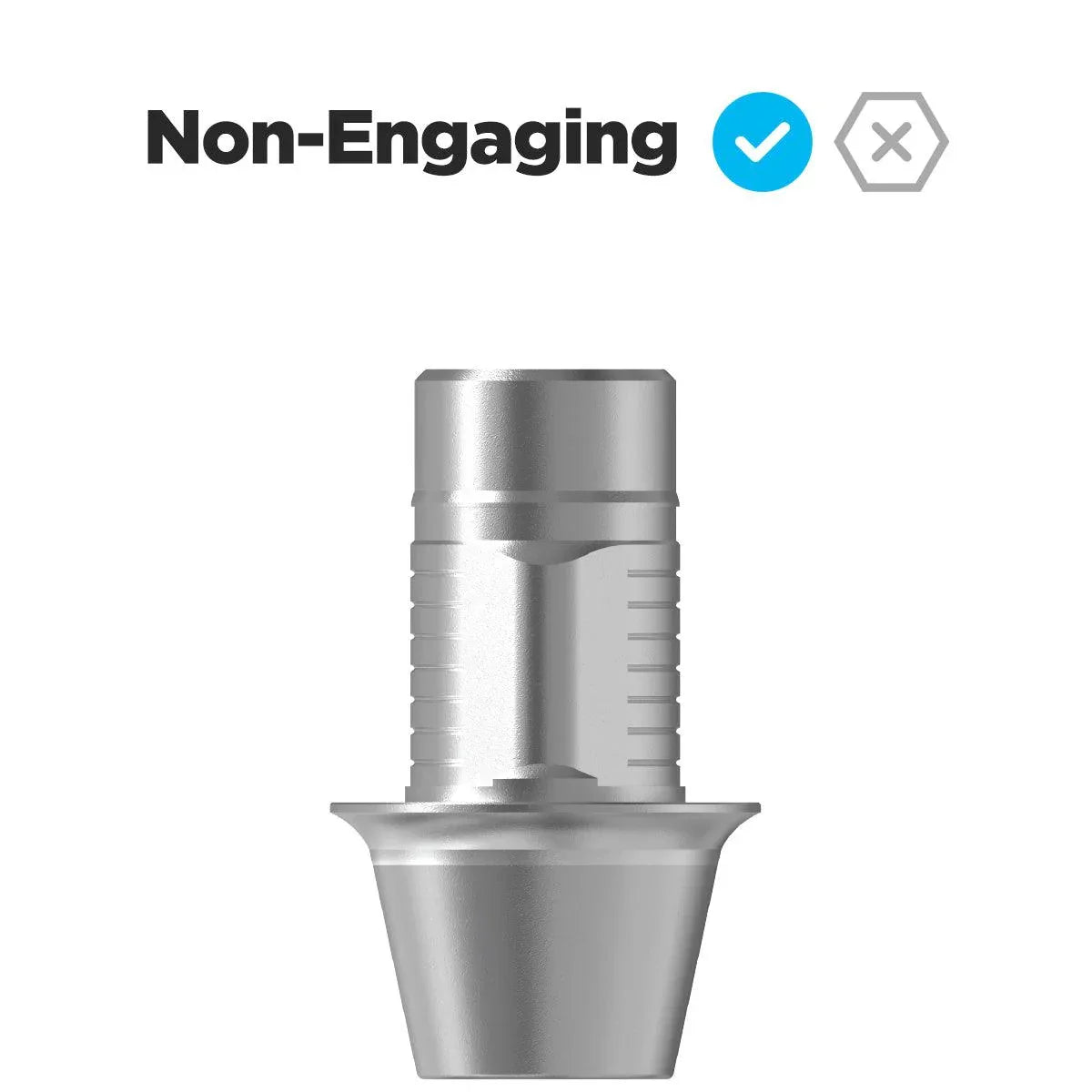 TruBase GH1 H5.5 Compatible with NobelActive WP - Non-Engaging - Dental Valution - Sydney Dental Lab