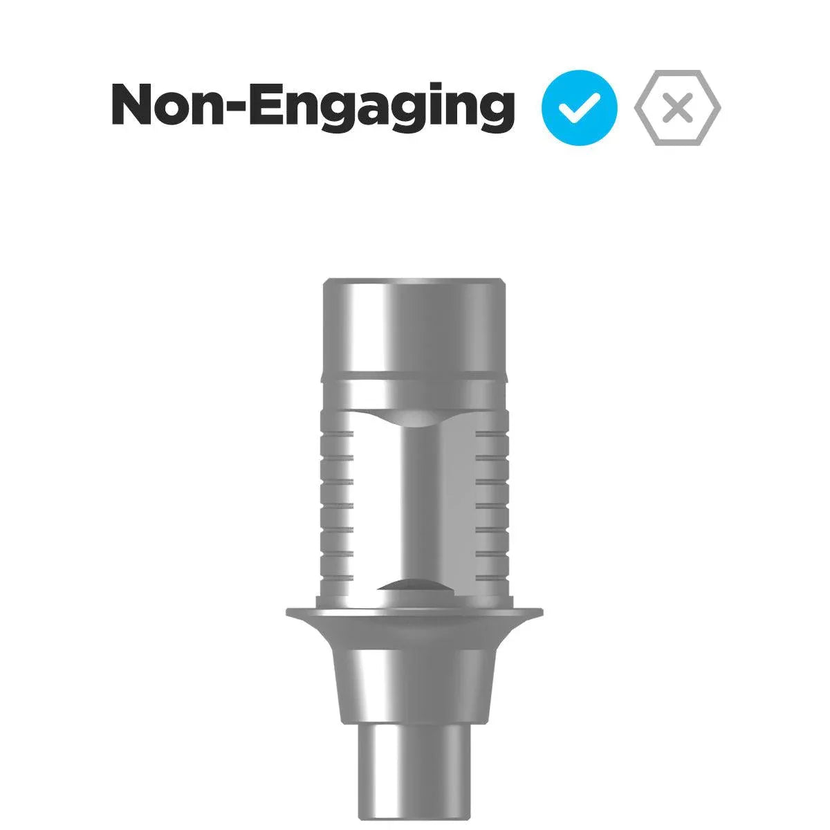 TruBase GH1 H5.5 Compatible with Straumann BLX RB - Non-Engaging - Dental Valution - Sydney Dental Lab