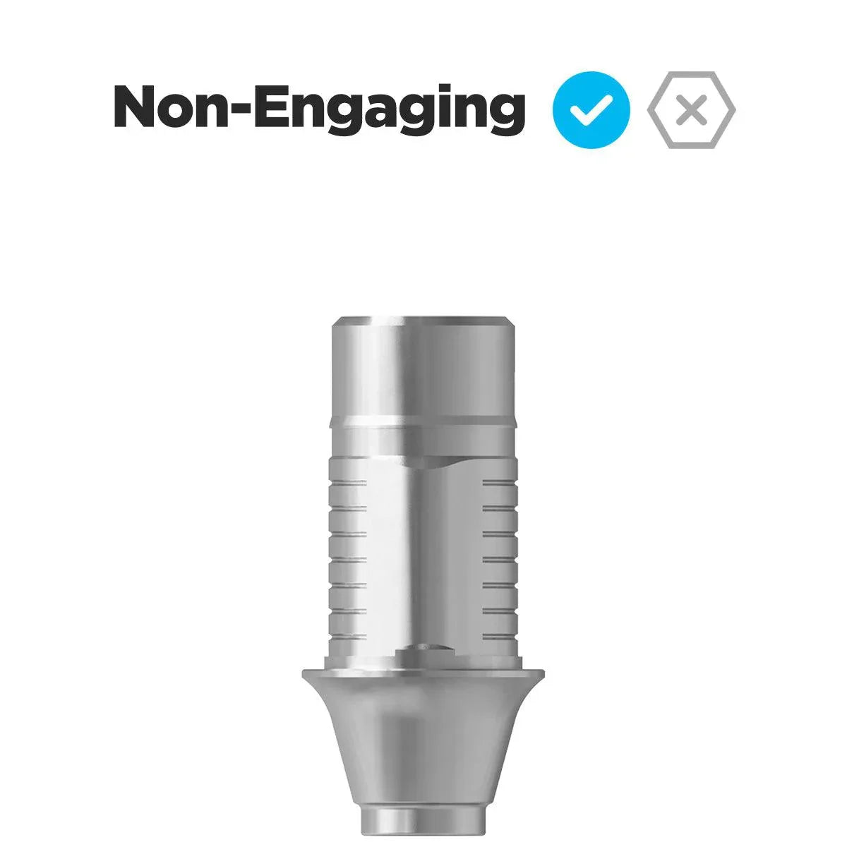 TruBase GH1 H5.5 Compatible with Straumann Bone Level NC - Non-Engaging - Dental Valution - Sydney Dental Lab