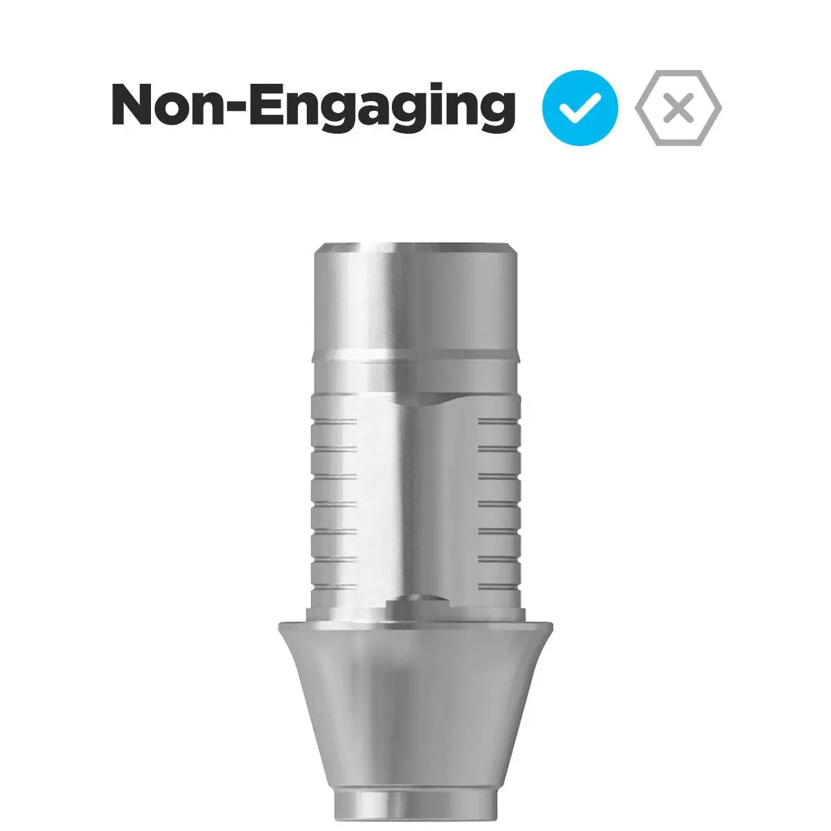 TruBase GH1 H5.5 Compatible with Straumann Bone Level RC - Non-Engaging - Dental Valution - Sydney Dental Lab