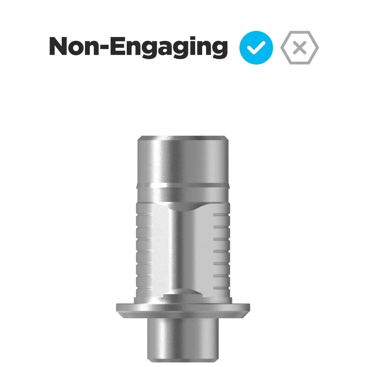TruBase GH1 H5.5 Compatible with Zimmer TSV 4.5 - Non-Engaging - Dental Valution - Sydney Dental Lab